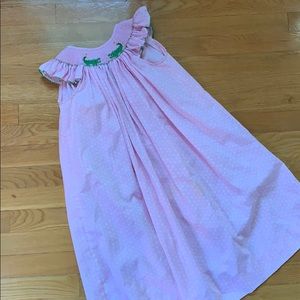 Smocked Alligator Dress
